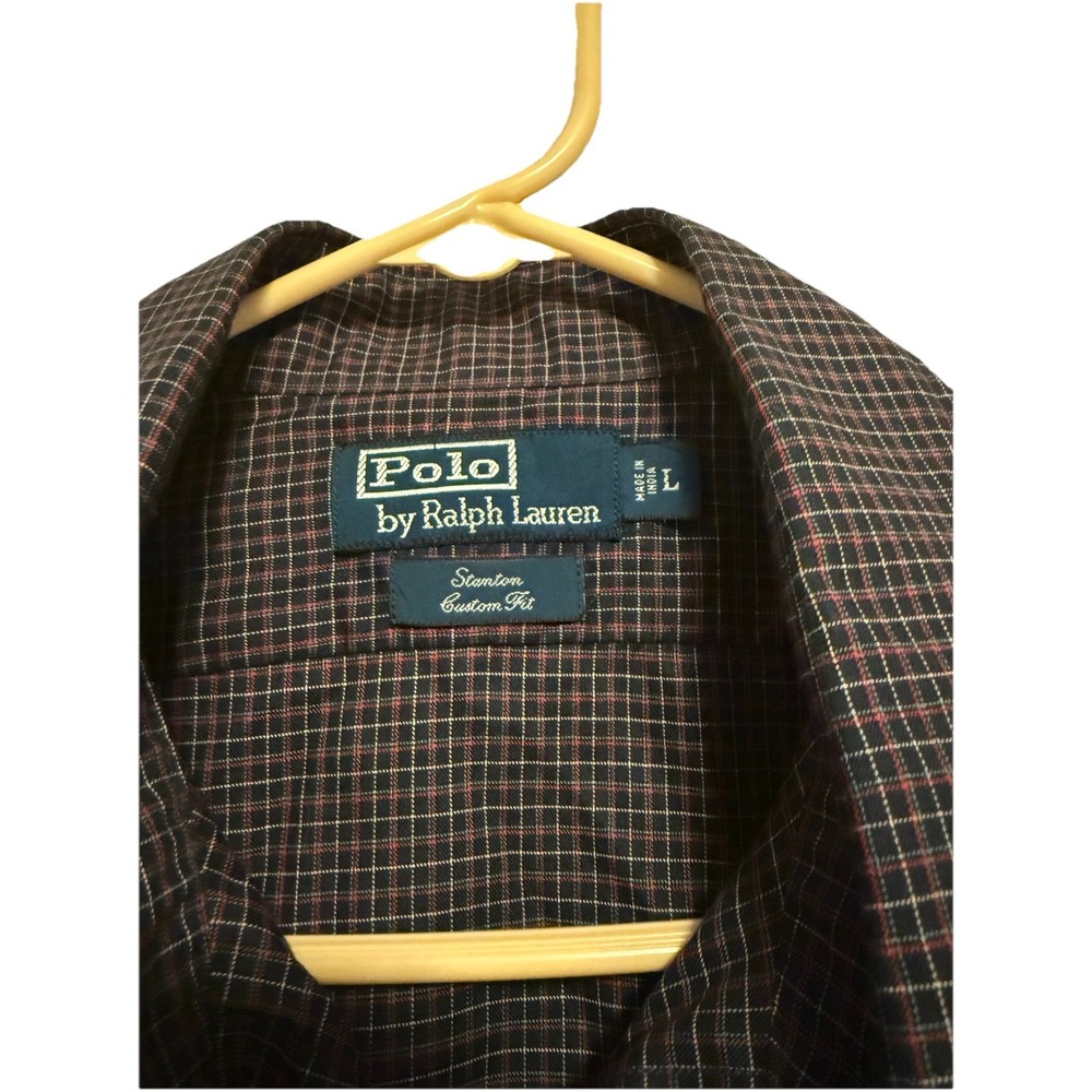 Polo Ralph Lauren Men's Stanton Custom Fit Plaid Size L - Picture 4 of 4